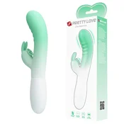 VIBRATOR RABBIT Pretty Love Cerberus Green/White