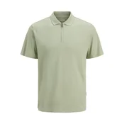 JJ Rebel by Jack & Jones polo majica Reeze sa rajsferšlusom za muškarce, svetlozelena, M