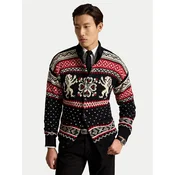 Polo Ralph Lauren Pletena jopica 710B28784001 Črna Regular Fit