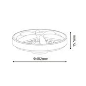 LED plafonjera sa ventilatorom