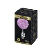 Alive Analna kupa Metal Anal Fluffy Twist Plug S