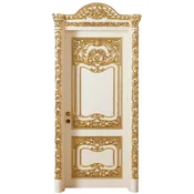 Casa Padrino luxury baroque apartment door white/gold - Magnificent solid wood door with frame - Luxury furniture in baroque style - Baroque furniture - Hotel furniture - Baroque furnishings