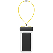 Baseus Lets Go Universal waterproof case for smartphones, black+yellow (6953156220775)