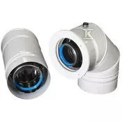 slomart Priključni set za zračni-dimniški jašek 80/125 za Vaillant turbo kotle