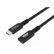 MicroConnect Kabel Premium USB-C podaljševalni 0.15m 20Gbps, 240W, USB 3.2 Gen 2x2
