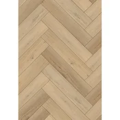Mexen Rocky Mountain vzorec vinilnih plošč ribja kost SPC 6,5 mm, podloga 1,5 mm, 4 V-fuga, Hrast - F1184-S