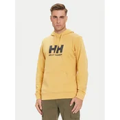 Helly Hansen Majica dugih rukava HH Logo 54582 Bež Regular Fit