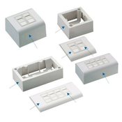 DATACOM Modul podatkovne vtičnice UTP CAT5E 4xRJ45 za vgradnjo v steno