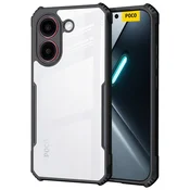Overboard Ovitek za Xiaomi Poco X8 Pro, hibridni z zaščito pred padci, črn