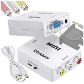 shumee Pretvornik slike iz VGA + 3,5 mm priključek na AV RCA Chinch