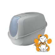 Moderna Mega Smart Cat Grey, Zatvoreni Toalet Za Macke, Sivi