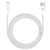 Blavec Candy USB na Lightning kabel 3 m – 2,4A, bel (CCA-UL24W30)