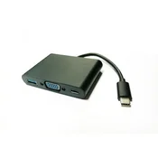 VALUE Adapter USB C 3.2 Gen 2 - VGA + USB3.2 Gen 1 A + USB C power delivery 12.99.3201-10