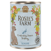 Varčno pakiranje Rosies Farm Senior 24 x 400 g - Puran