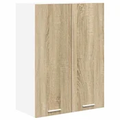 Vidaxl Viseča omarica Sonoma hrast 60 x 31 x 80 cm Konstruiran les