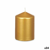 slomart sveča zlat 7 x 10 x 7 cm (24 kosov)