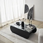 Hanah Home Klub sto Brise, 105x35x65 cm, Crni
