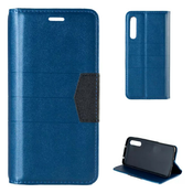 Premium preklopna torbica Samsung A71 modra
