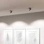 Top Light Puk! 80 Move LED spot Objektiv mat antracit/krom - Dnevna soba/jedilnica - Sodobni - antracit mat, krom - Kovina