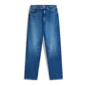 Tommy Jeans Kavbojke High Rise Slim Straight Leg temno modra
