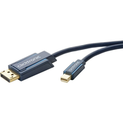 clicktronic DisplayPort priključni kabel clicktronic [1x DisplayPort vtič  1x Mini-DisplayPort vtič] 1 m moder 3840 x 2160 Pixel