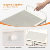 Costway Mobilni organizator z 15 predali, bel