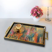 Aberto Design Poslužavnik TPA9769 50 x 29 x 3.5 cm, Šareni