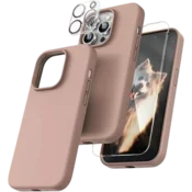 Komplet ovitek + 2 zaščitni stekli + 2 zaščiti za kamero za iPhone 13 Pro