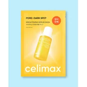 Celimax Posvetlitvena serum maska Pore + Dark Spot Brightening Serum Mask - 27 ml/1 kos