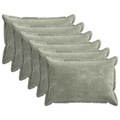 Vidaxl Prevleka za blazino 6 kos HOUTEN Zelena 50 x 70 cm