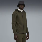 Puma EVOSTRIPE FZ HOODIE DK, muška jakna, zelena 688231