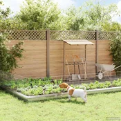 vidaXL vidaXL Ograja za vrt z žeblji 12 pcs 95 x 50 cm Mesh Pocinkano jeklo, (5000301702)