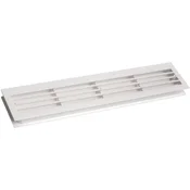 Prezračevalna rešetka za sobna vrata 454 x 90 mm bela