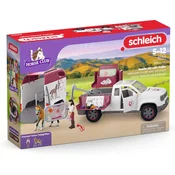 Schleich: Horse Club – Mobilni veterinar z prikolico igralni set (42704)