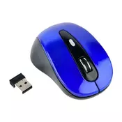 Miš Gembird MUSW-6B-01, USB 1.1 Bežicni, PC, Plava