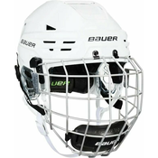 Bauer RE-AKT 85 Helmet Combo SR Bela M Hokejska čelada