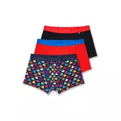 Happy Socks Bokserice Thumbs Up mornarsko plava / svijetloplava / crvena / crna