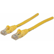 Intellinet Intellinet 739818 RJ45 omrežni kabel\, Patch kabel CAT 6 S/FTP 0.25 m rumena zaščita iz folije\, pletena zaščita\, brez halogena 1 kos, (20417988)