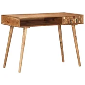 Vidaxl Pisalna miza 110x50x76 cm trden akacijev les