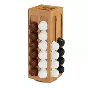 Northix Držalo za kapsule za Dolce Gusto, bambus, 8 vrst za kapsule, predelki za sladkor