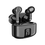 INF Brezžične slušalke M48Pro z digitalnim zaslonom in štirimi mikrofoni ENC Black, (5000130072)