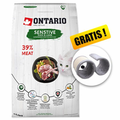 Ontario Cat Sensitive Duck & Lamb 6,5 kg