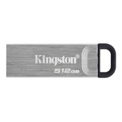 Kingston 512GB DataTraveler Kyson USB 3.2 flash DTKN, 512GB sivi
