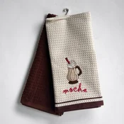 Set kuhinjskih krpa 40x60cm Wafle - Mocha ( VLK000109-mocha )