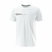 Muška majica Wilson Team II Tech Tee Men - whit