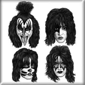 Kiss Graphite Faces Magnet