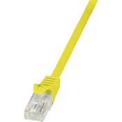 LogiLink RJ45 mrežni kabel CAT 5e U/UTP [1x RJ45 utikač - 1x RJ45 utikač] 3 m žuti zaštićeni LogiLi