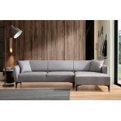 Atelier del Sofa Ugaona garnitura Belissimo 95x67x270cm Siva