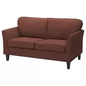 EKHOLMA Sofa dvosed, Kilanda smede-crvena