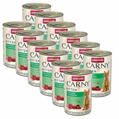 Animonda Carny Kitten - govedina, piščanec in zajec 12x400 g